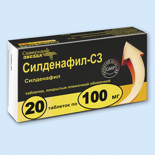 СИЛДЕНАФИЛ таблетки - инструкция по применению, цена.