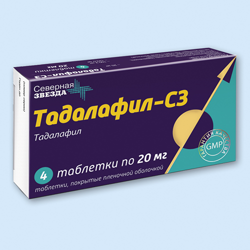 Тадалафил - инструкция по применению, дозы, побочные действия.