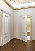 Дверь Barausse Palladio 110PP  лак RAL 9010 c позолоченными рамками.jpg